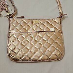 Luv Betsey Shiny Metallic crossbody bag